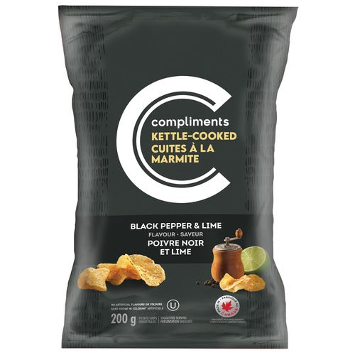 COMPLIMENTS A LA MARMITE POIVRE NOIR ET LIME 200g