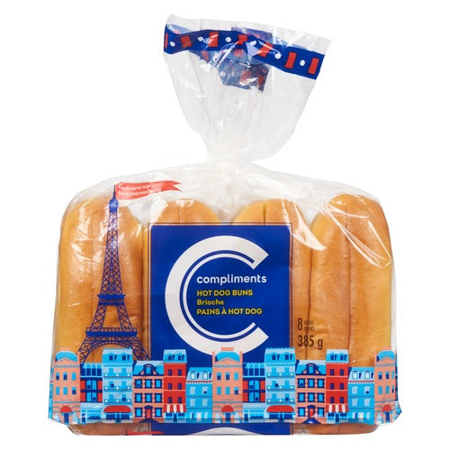 COMP PAIN HOTDOG BRIOCHE 385G