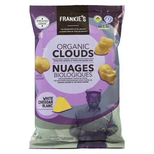 FRANKIES NUAGES BIO CHEDDAR BLANC 120G