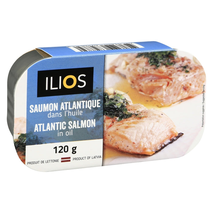 ILIOS SAUMON ATLANTIQUE HUILE 120G