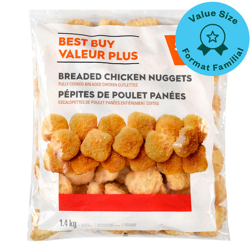VALPLUS PEPITE POULET PANE 1.4KG