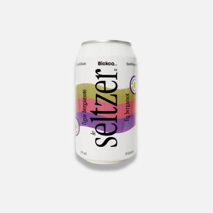 BICKCO SELTZER FIGUE BERGAMOTE 355ML