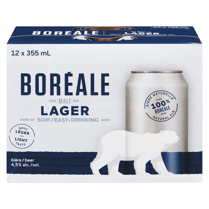 BOREALE BIERE LAGER CAN 12x355 ML
