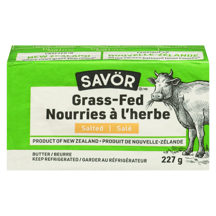 SAVOR BEURRE NOURRI A L`HERBE SALÉ 227G