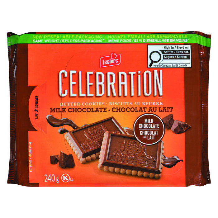 CELEBRATION BISCUITS CHOCO. AU LAIT 240G