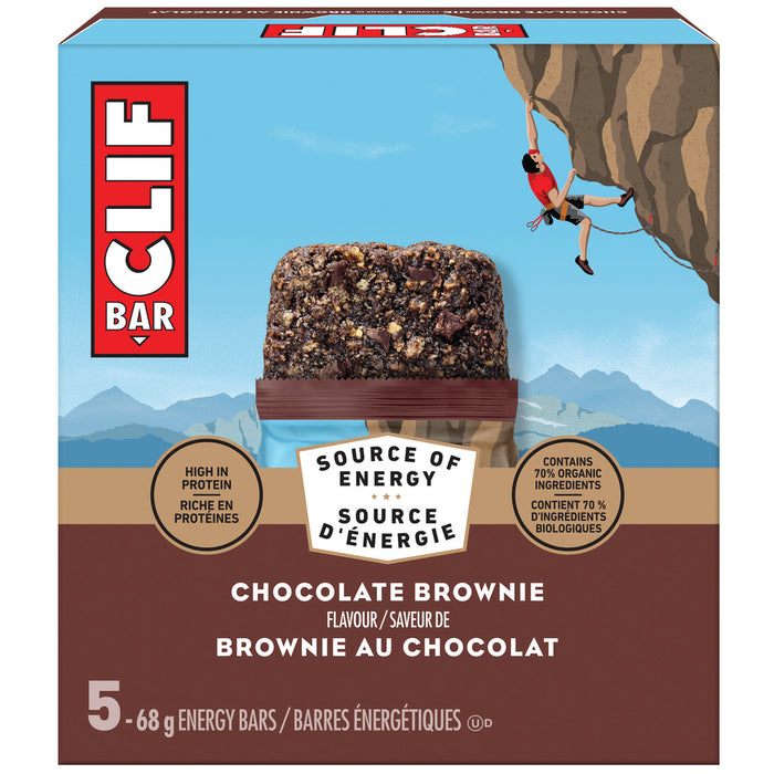 CLIFF BAR BROWNIE AU CHOCOLAT 5X68G 5x68 gr