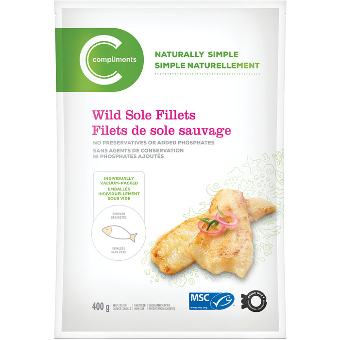 COMP EQU FILETS SOLE SAUVAGE 400 G