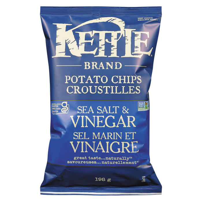 KETTLE CROUSTILL SEL MARIN VINAIGRE 198G