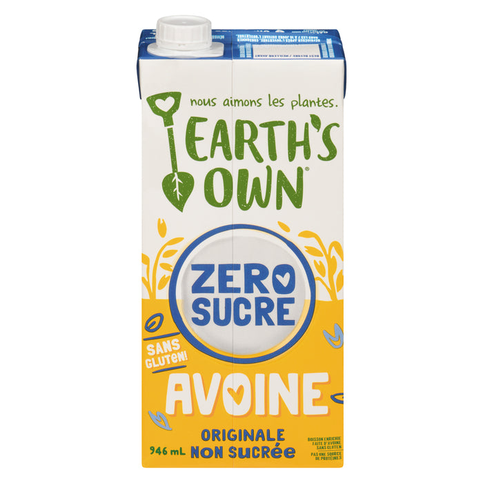 EARTH'S OWN AVOINE ORIG ZERO SUCRE 946ML