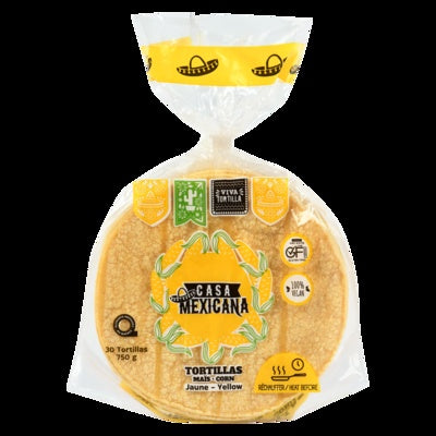 TORTILLAS MAIS JAUNE 750G
