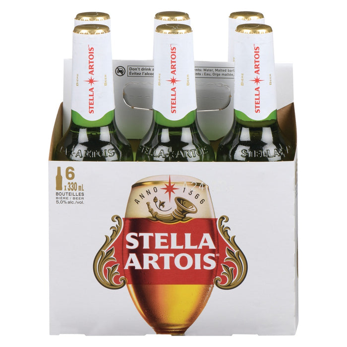 STELLA ARTOIS BIERE BOUT 6x330 ML