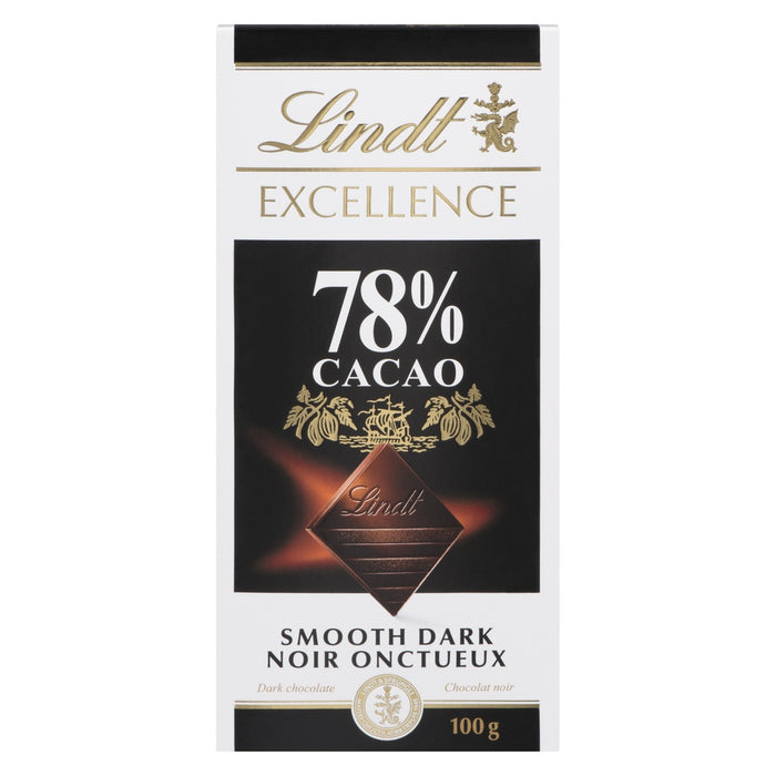LINDT EXC CHOCO 78% CACAO 100G