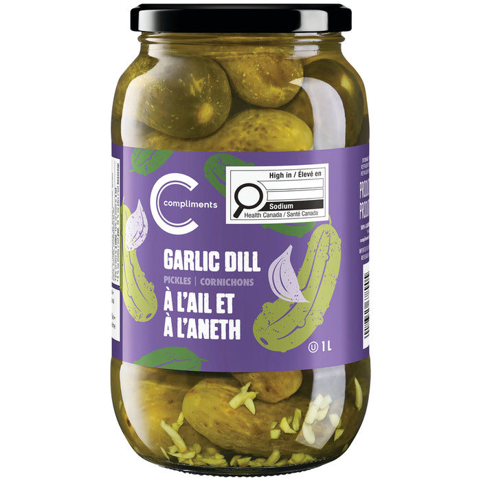 COMP CORNICHONS AIL & ANETH 1L
