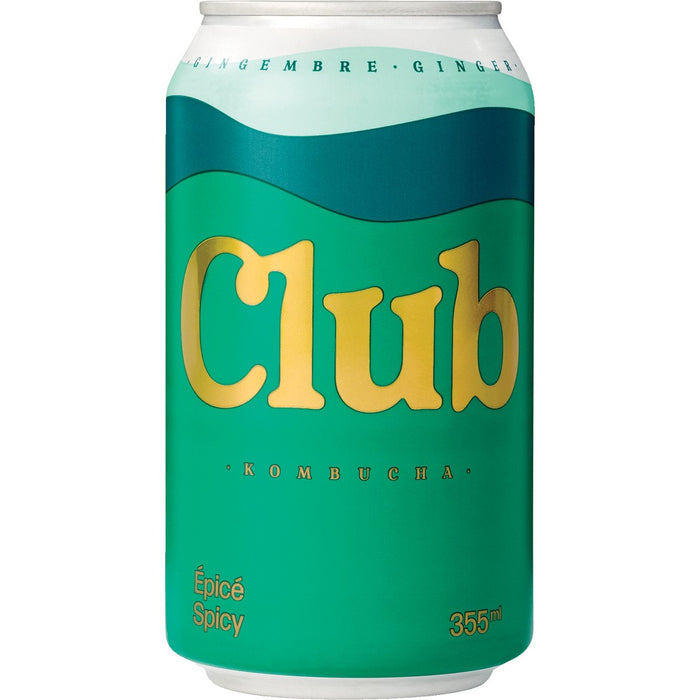 CLUB KOMBUCHA GINGEMBRE 355ML