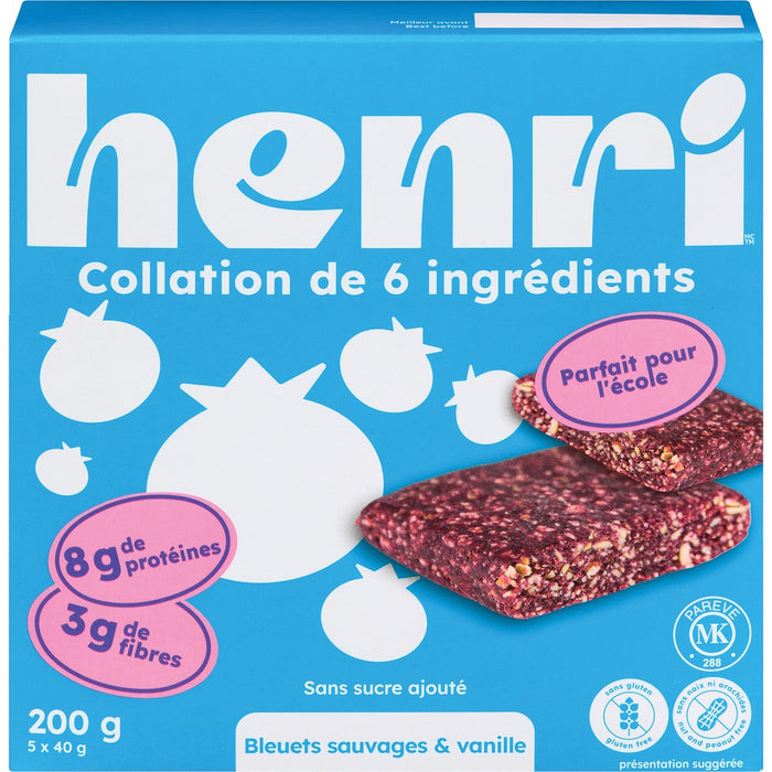 HENRI COLLATION BLEUETS & VANILLE 5x40 gr