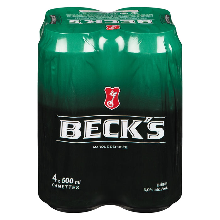 BECKS BIERE CAN 4x500 ML
