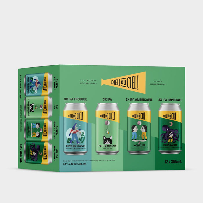 DIEU DU CIEL MIX PACK HOUBLONNE 12x355 ML