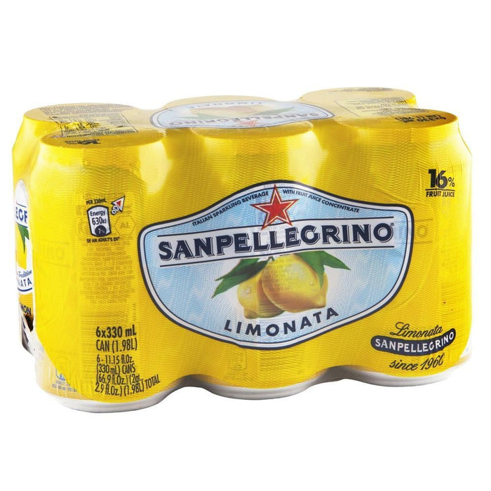 SANPELLG BOISS PETILLANTES LIMONATA 6x330 ML