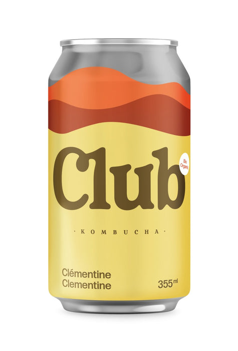 CLUB KOMBUCHA CLEMENTINE 355ML