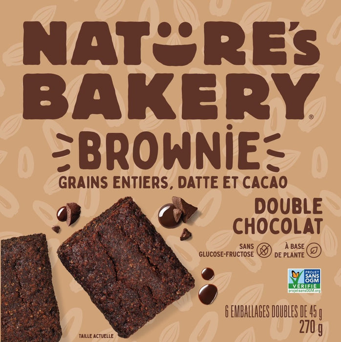 NATURE'S BAKERY BROWNIE 270G