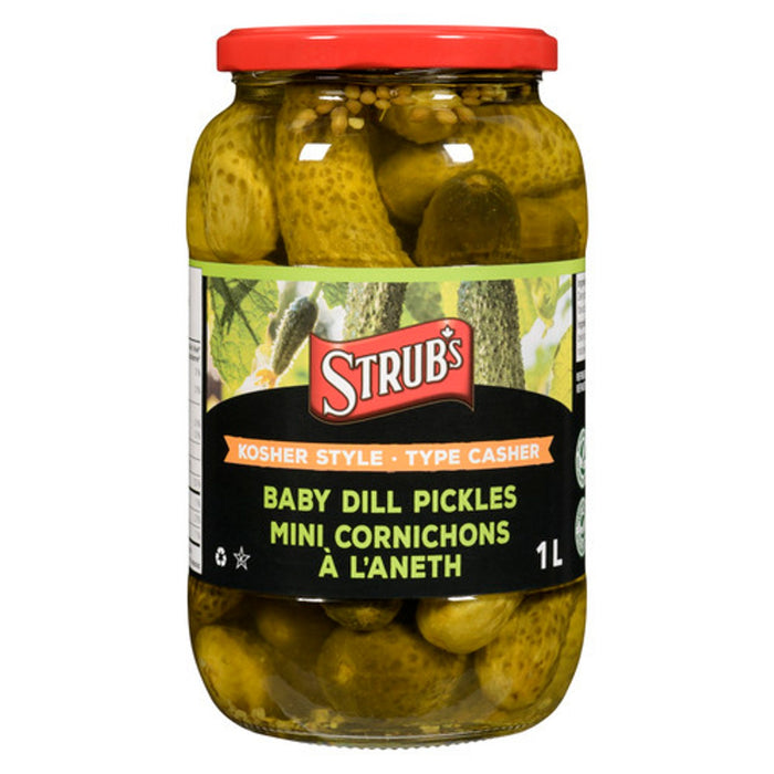 STRUBS MINI CORNICHONS À L'ANETH 1L
