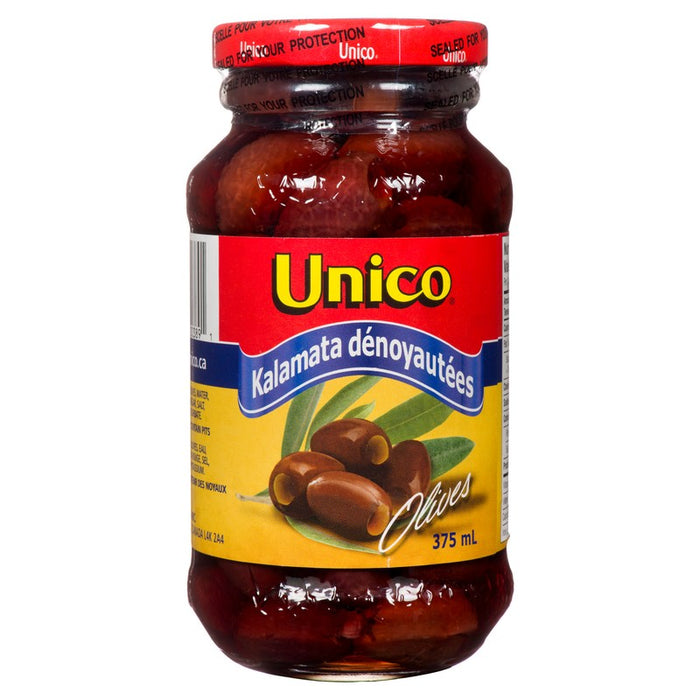 UNICO OLIVES KALAMATA DÉNOYAUTÉES 375 ML