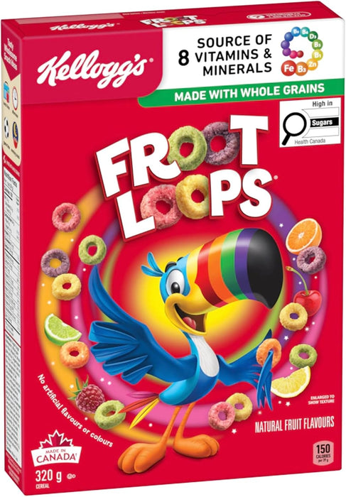 KELLOGG'S CÉRÉALES FROOT LOOPS 320G