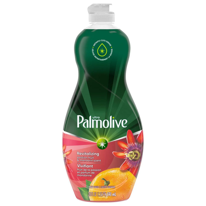 PALMOLIVE, LIQUIDE VAISSELLE VIVIFIANT, FRUIT DE LA PASSION ET MANDARINE, 591ML
