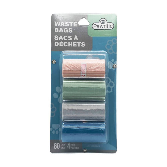 PAWRIFIC, SACS À DÉCHETS, 4 ROULEAUX