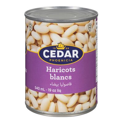 CEDAR, HARICOTS BLANCS, 540 ML