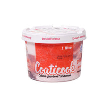 COATICOOK cCR GLACEE DOUBLE FRAISE 1 L
