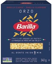 BARILLA PASTA ORZO N26 340 G