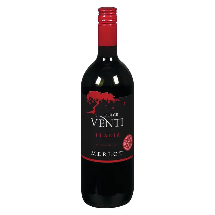 DOLCE VENTI RED WINE ITALY - FRUITY AND LIGHT, 1 L