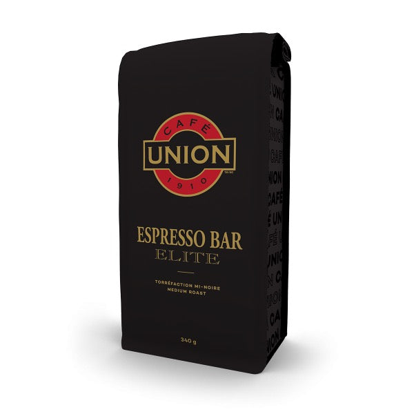CAFÉ UNION , ESPRESSO BAR ELITE, CAFÉ MOULU, 340G