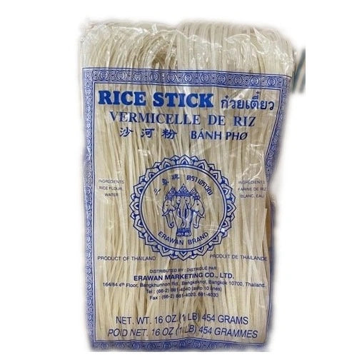 RICE STICK, VERMICELLE DE RIZ FIN 454 G — Marché Nuvo