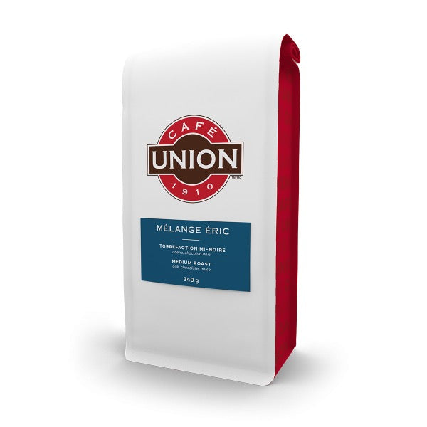 CAFÉ UNION , MÉLANGE ÉRIC, CAFÉ MOULU, 340G