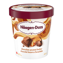 HAAGEN DAZS, CRÈME GLACÉE AU CHOCOLAT ET AU BEURRE D'ARACHIDE, 450 ML