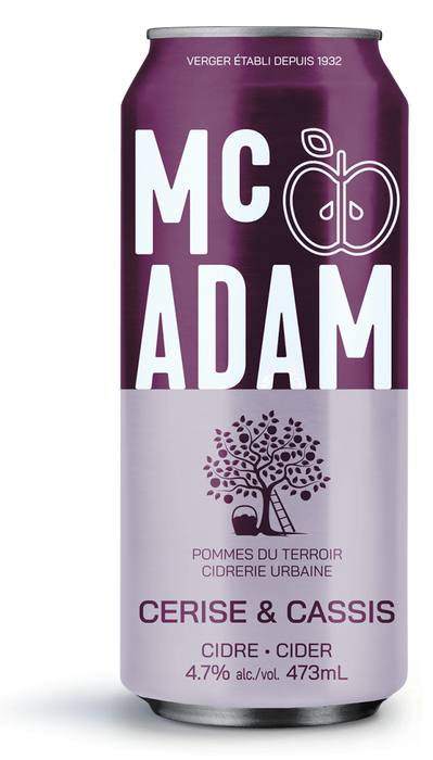 MCADAM, ROSÉ URBAN CIDER 4.7%, 473ML