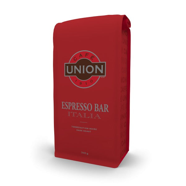 CAFÉ UNION , ESPRESSO BAR ITALIA, CAFÉ MOULU, 340G