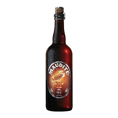 UNIBROUE, CURSED 8% BEER, 750 ML