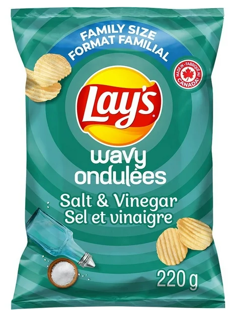 LAYS CROUST. SEL ET VINAIGRE 220G