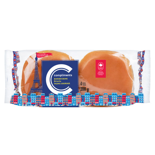 COMP PAIN BURGER BRIOCHE 4x50 G