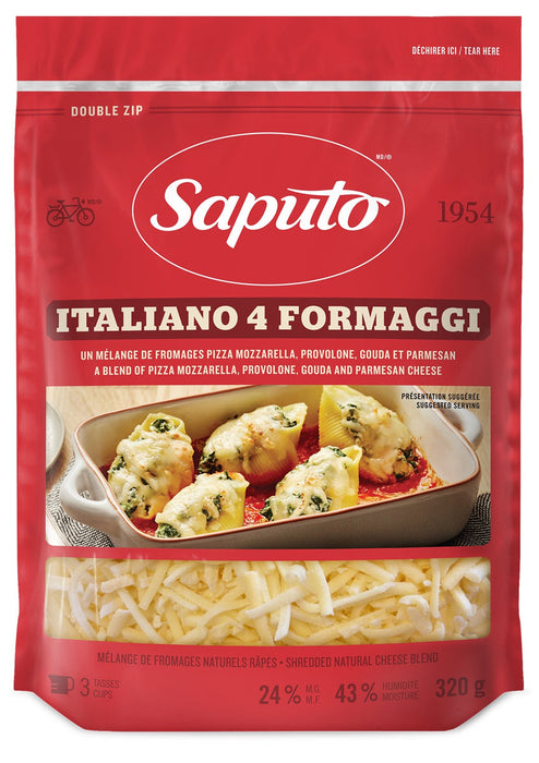 SAPUTO MELANGE 4 FROMAGES RAPE 320G