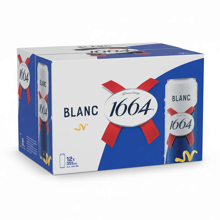 KRONENBOURG BLANC 1664 CAN 12x355 ml