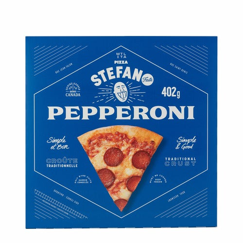 STEFANO PIZZA PEPPERONI 404G