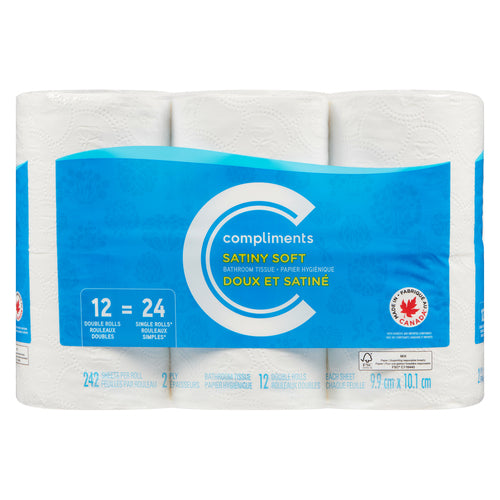 COMPLIMENTS, PAPIER HYGIENIQUE 242F 12UN