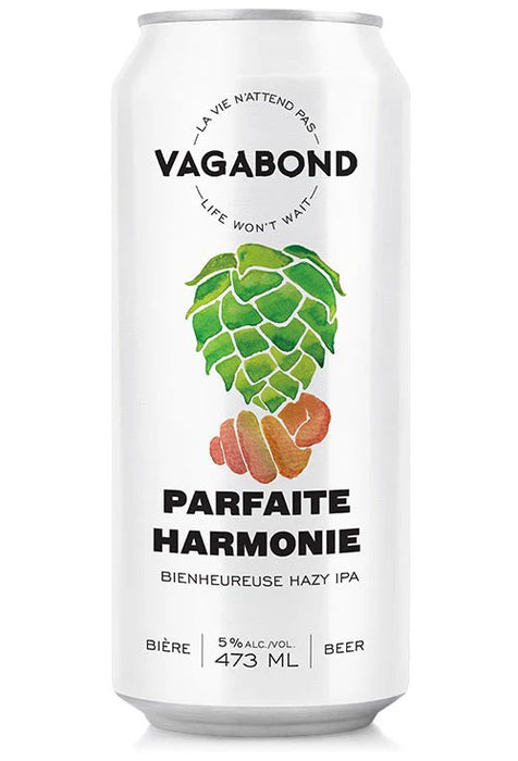 VAGABOND, PARFAITE HARMONIE, BIÈRE HAZY IPA 5%, 473ML