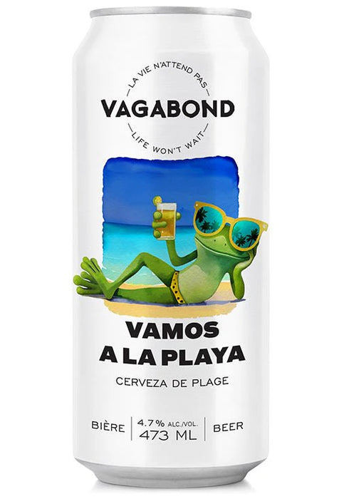 VAGABOND, VAMOS A LA PLAYA, BIÈRE DE PLAGE 4.7%, 473ML