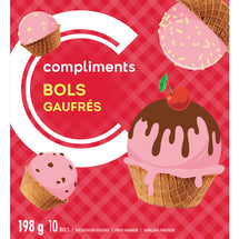 COMPLIMENTS, BOLS DE GAUFRES, 10 UN