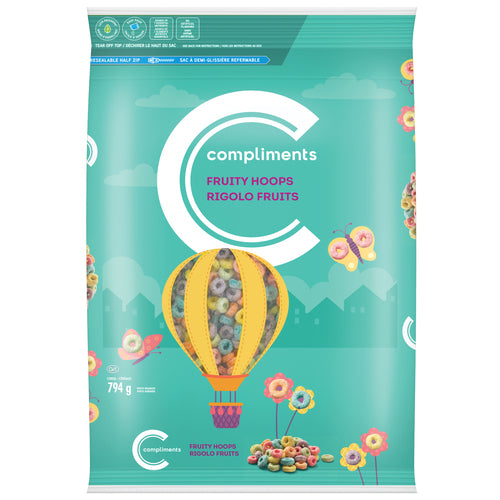 COMPLIMENTS, RIGOLO FRUITS CEREAL, 794g